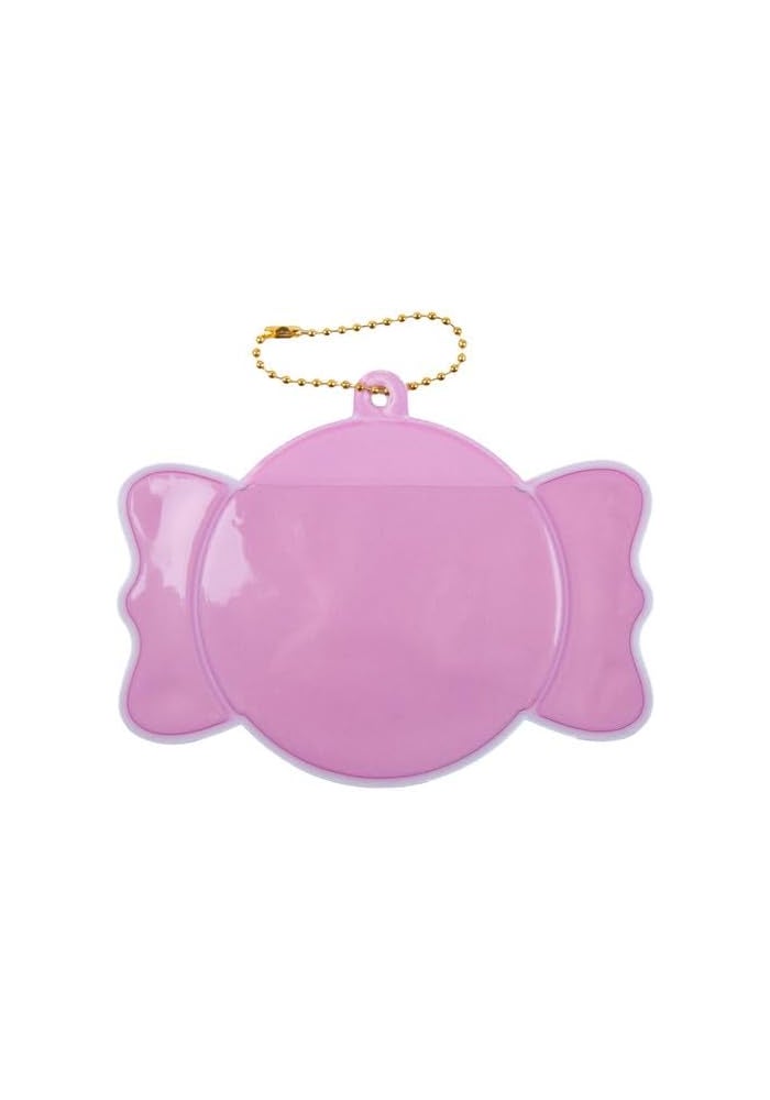 Daiso Sanrio Character Key Holder with Pocket | Pink | Cute Multi-Use Keychain & Mini Storage Pouch - Image 3